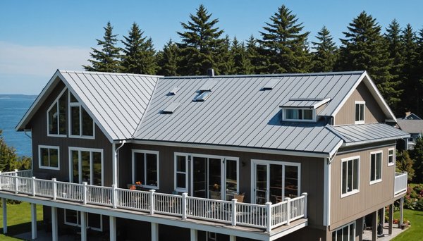 Découvrez les avantages d"une toiture métallique pour votre maison en bord de mer : un choix astucieux et durable !